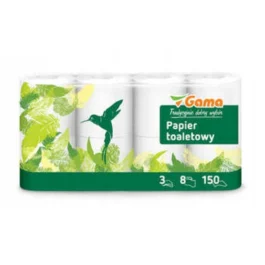 Papier toaletowy 8 rolek Gama