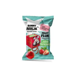 Owocowa przekąska Bunny Ninja jabłko & truskawka 15g