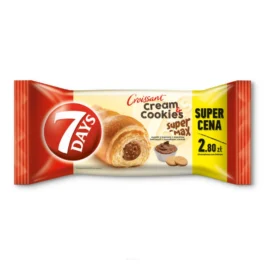 7 Days Cream & Cookies Max Rogalik z kremem z orzechów laskowych z kawałkami ciastek 110 g