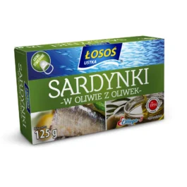 Sardynki w oliwie z oliwek 125g Łosoś Ustka