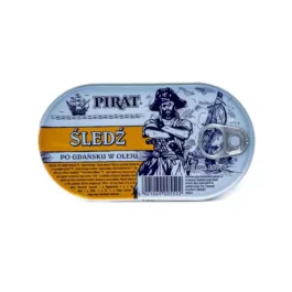 Śledź w oleju po gdańsku 160g Pirat