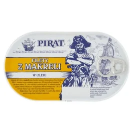 Filety z makreli w oleju 160g Pirat