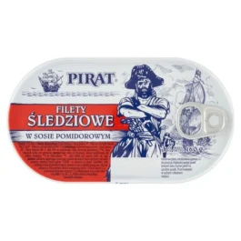 Filety śledziowe w sosie pomidorowym 160g Pirat