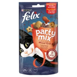 Łakocie dla kotów o smaku wołowiny kurczaka i łososia 60g Felix Party Mix