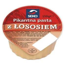 Pikantna pasta z łososiem 130g Seko