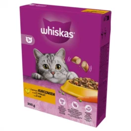 Sucha karma dla kotów Adult z kurczakiem 300g Whiskas