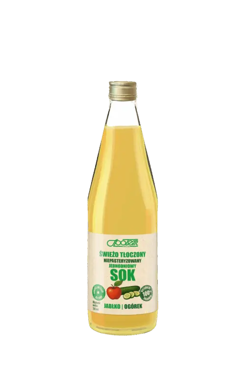 Sok jabłko-ogórek 100%  330ml Społem PSS