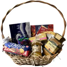 Kosz prezentowy świąteczny nr 1