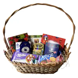 Kosz prezentowy świąteczny nr 2